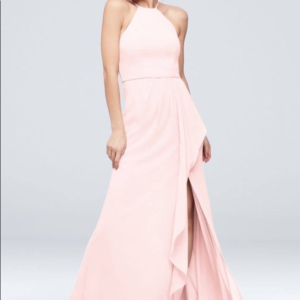 David’s Bridal Petal Color Bridesmaid Dress